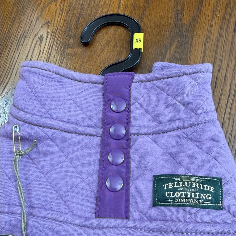 Telluride Dog Jacket. Reversible with Purple Quilted side or Fleece side. Sz XS. - Picture 8 of 14